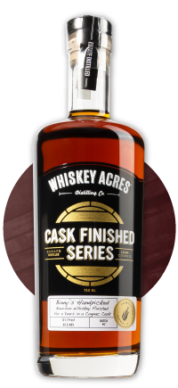 Whiskey Acres 8 year old ex Cognac Barrel Finished Bourbon Binny's Handpicked