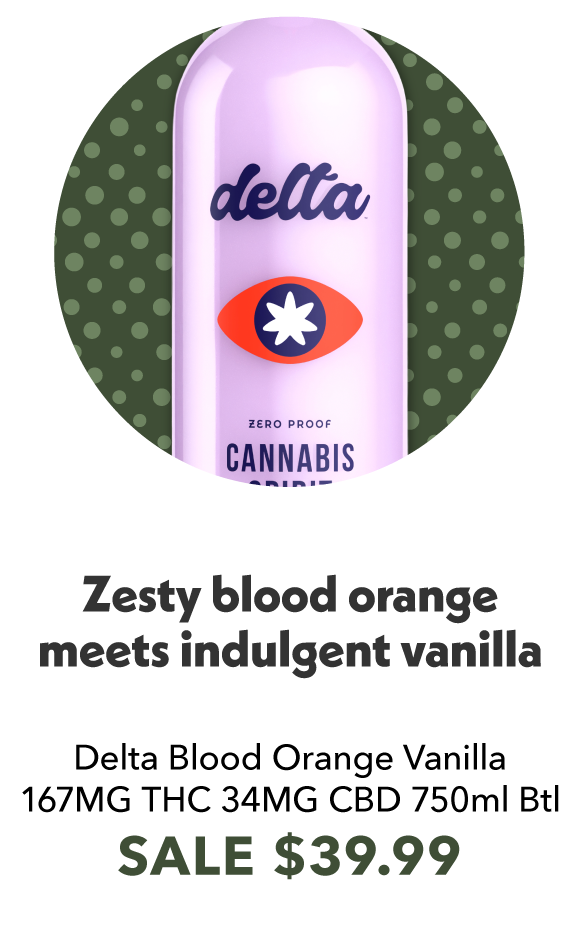 Delta Blood Orange Vanilla 167mg THC 34mg CBD