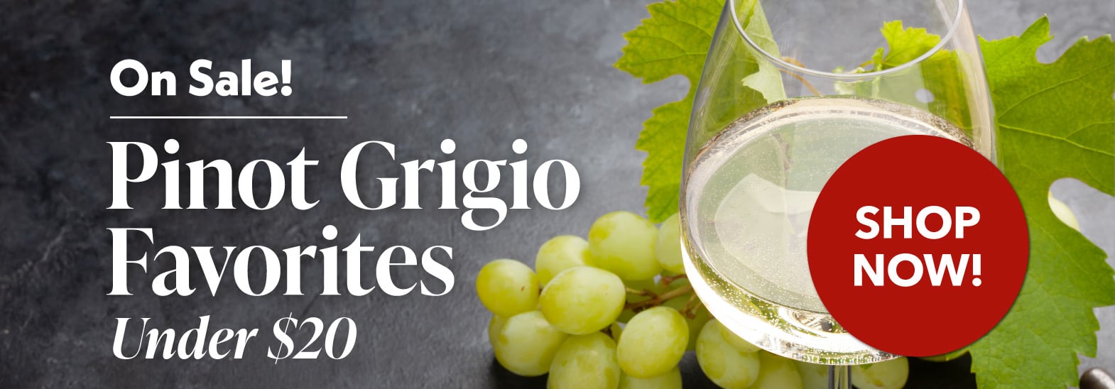 Save on Pinot Grigio Favorites Under $20
