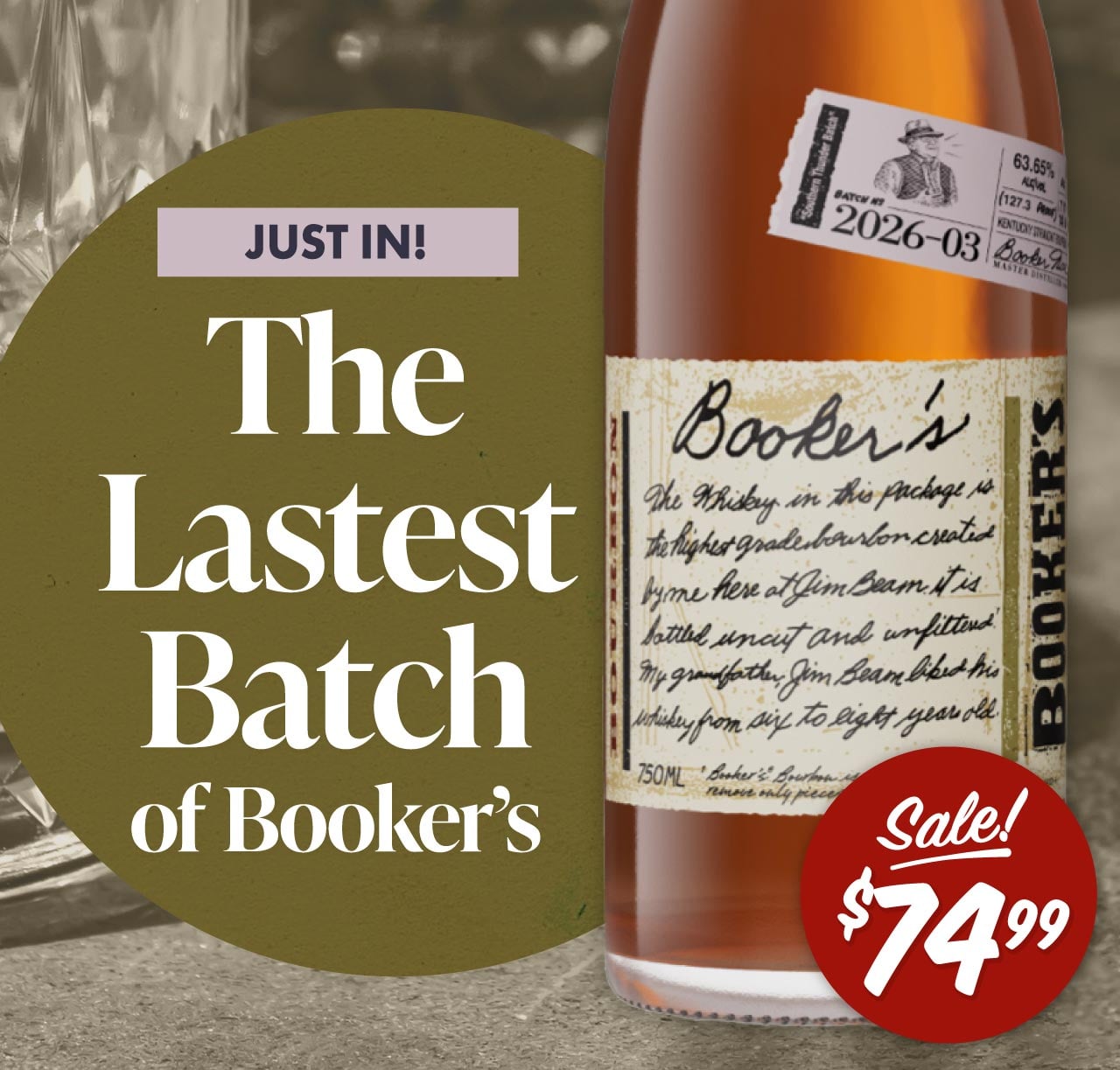 Just in! The Latest Batch of Booker's