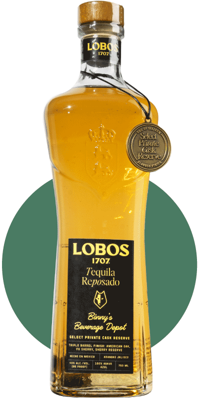 Lobos 1707 Reposado Tequila Triple Oak Finish Binny's Handpicked