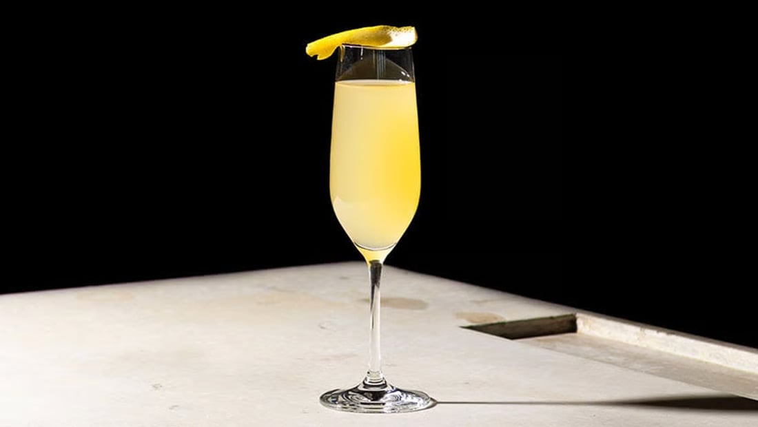 Sparkling Tree of Perfect Pear Thanksgiving Toast Cocktail Recipe
