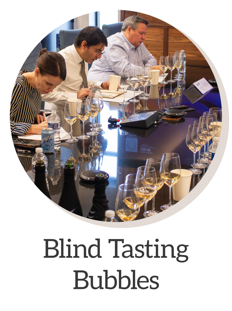 Blind Tasting Bubbles