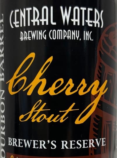 Central Waters Bourbon Barrel Aged Cherry Stout
