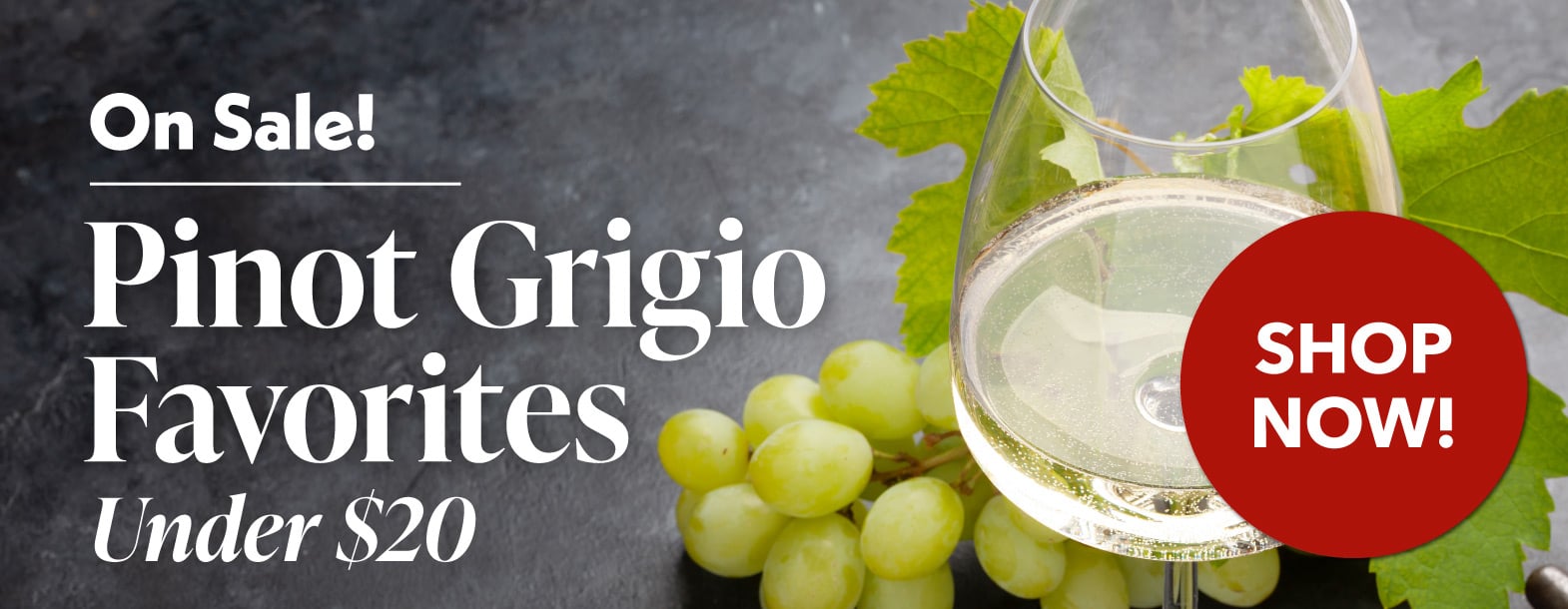 Save on Pinot Grigio Favorites Under $20