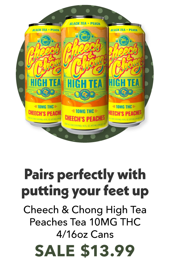 Cheech and Chong Cheech's Peaches Tea 10MG THC