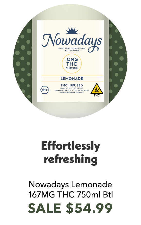 Nowadays Lemonade 167MG THC