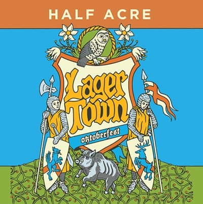 Half Acre Lager Town Oktoberfest