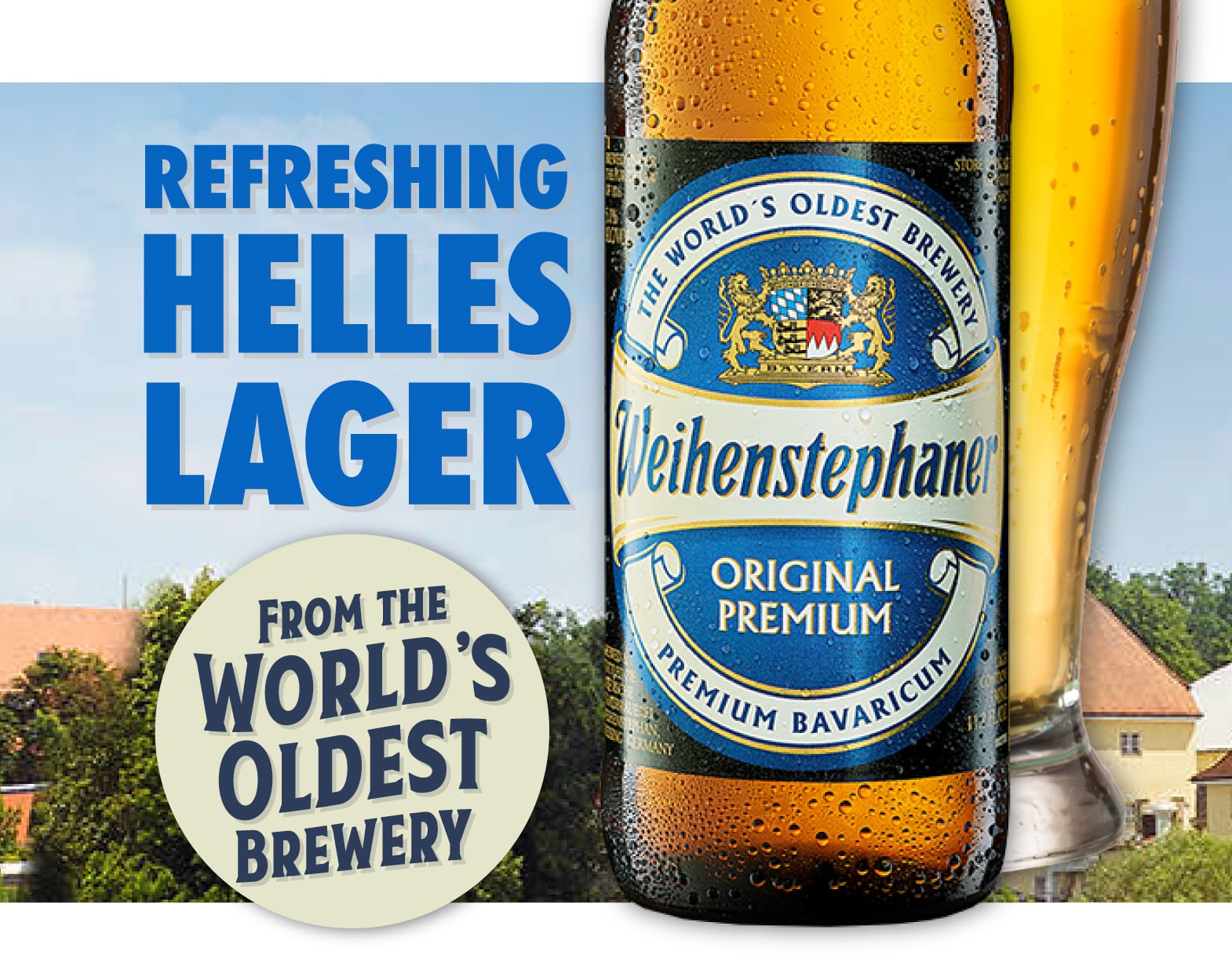 Refreshing Bavarian Lager From The World’s Oldest Brewery