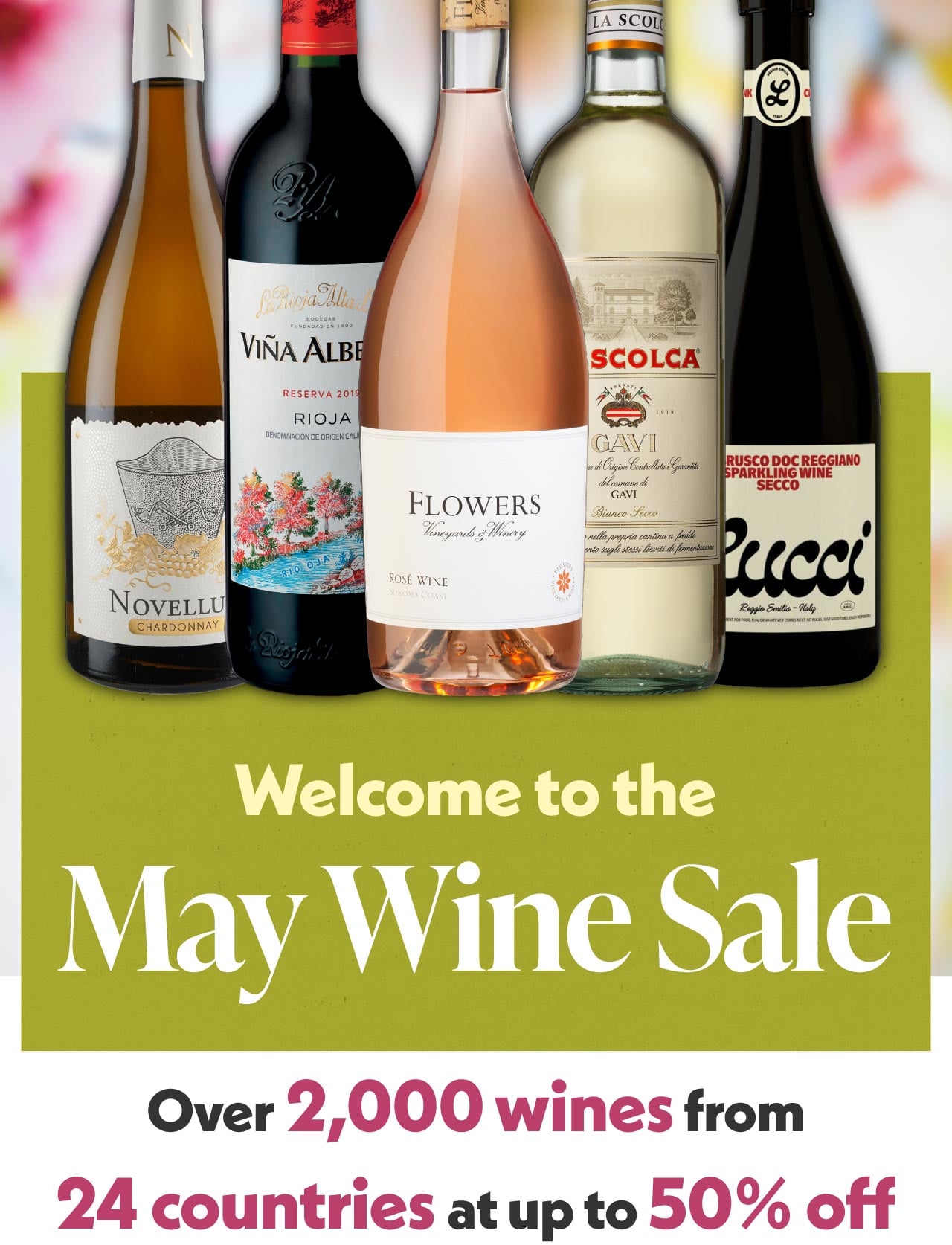 Welcome to the May Wine Sale