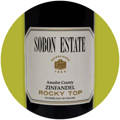 Sobon Estate Zinfandel Rocky Top 2022   