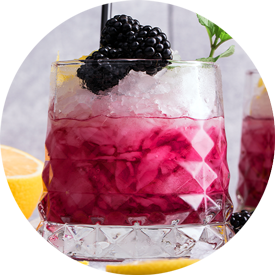 Blackberry Bourbon Smash Cocktail Recipe