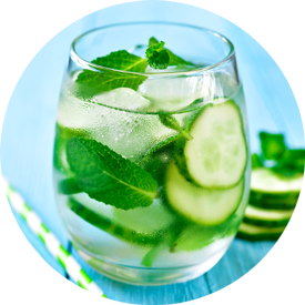 Cucumber Basil Gin Rickey Cocktail Recipe