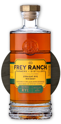 Frey Ranch Estate Distilled 5 year old Rye Bottled in Bond