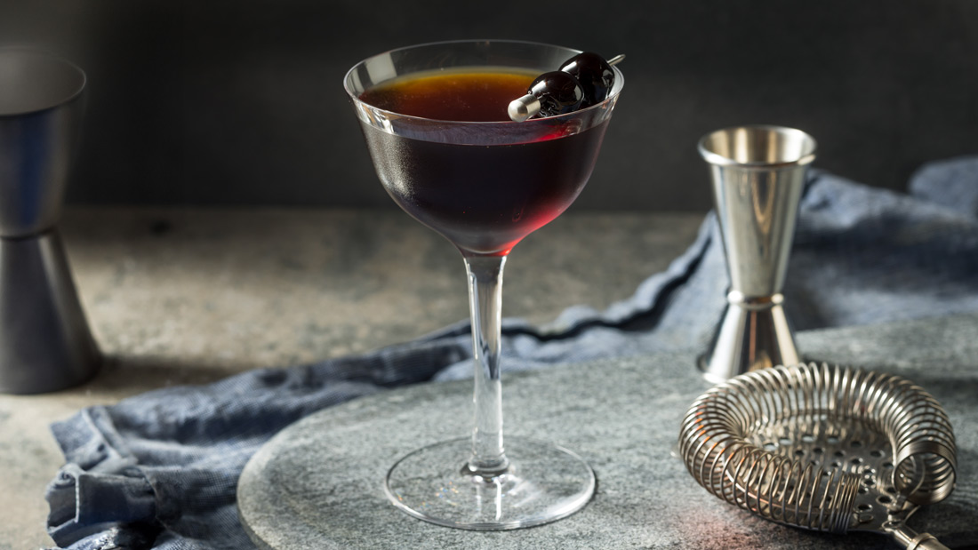 Black Manhattan Cocktail Recipe