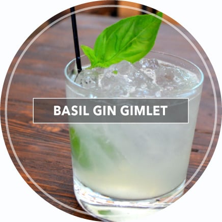 Basil Gin Gimlet