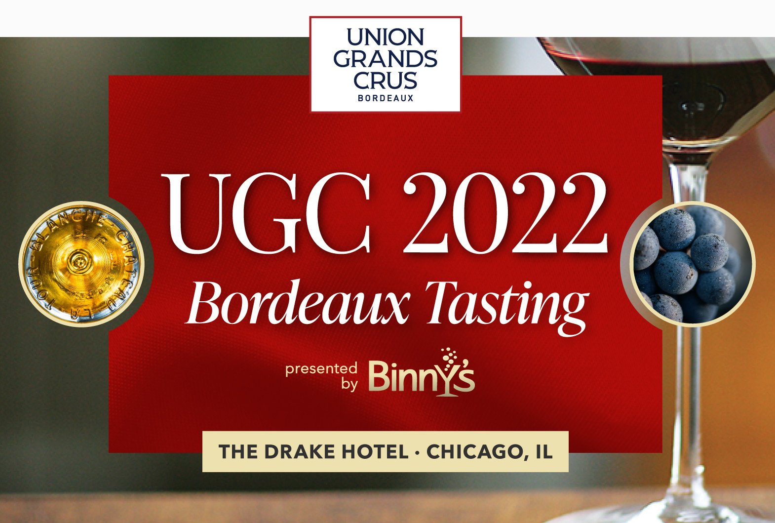 UGC 2022 Bordeaux Tasting - Presented by Binny's