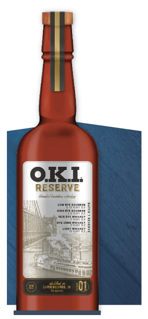 O.K.I. Reserve Blended Bourbon Whiskey