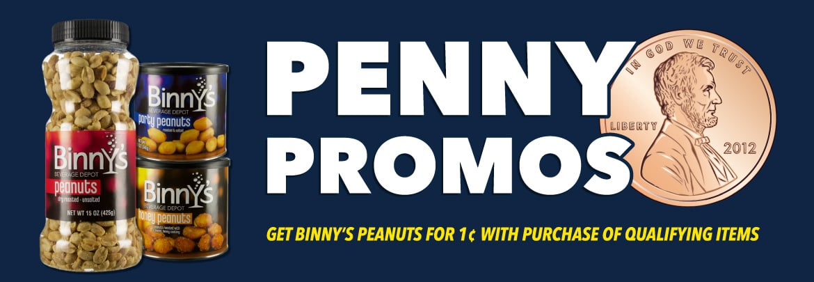 Binny's Peanut Penny Promos