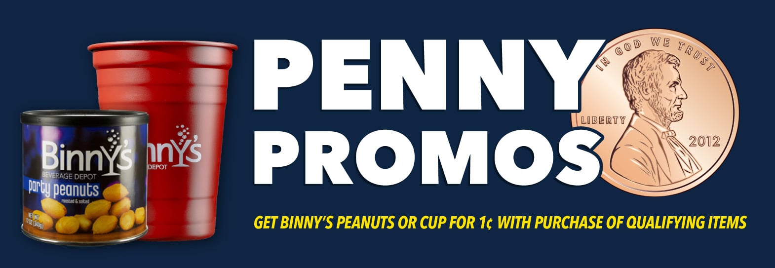 Binny's Peanut or Cup Penny Promos
