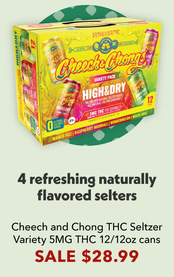 Cheech and Chong THC Seltzer Variety 5MG
