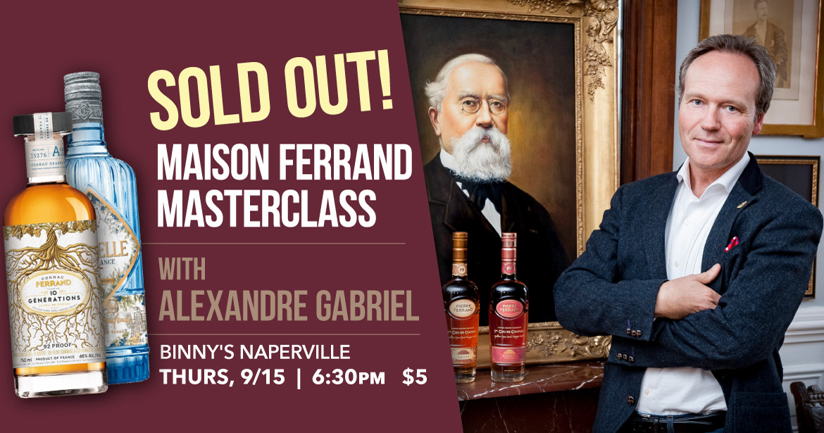 Binny's Master Class with Alexandre Gabriel of Maison Ferrand 