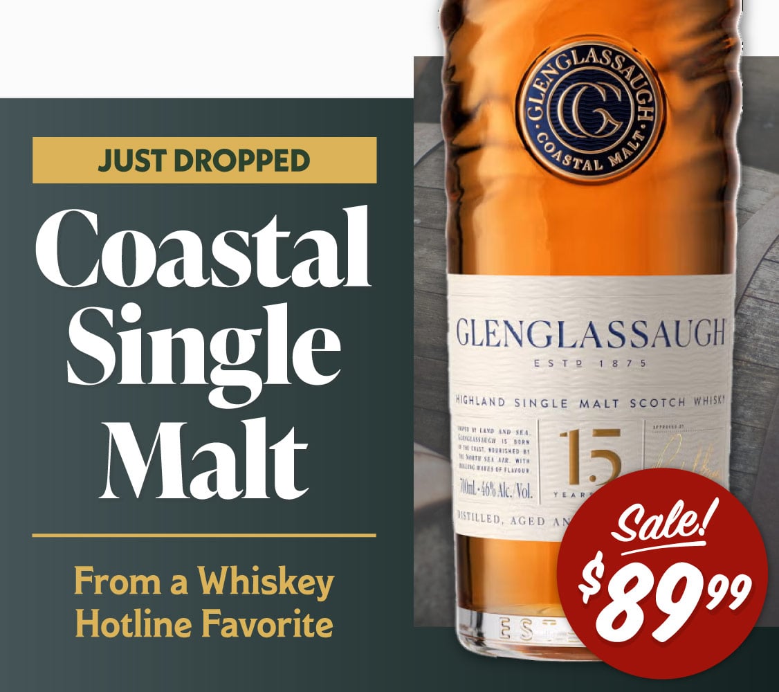 Coastal Single Malt from a Whiskey Hotline Favorites