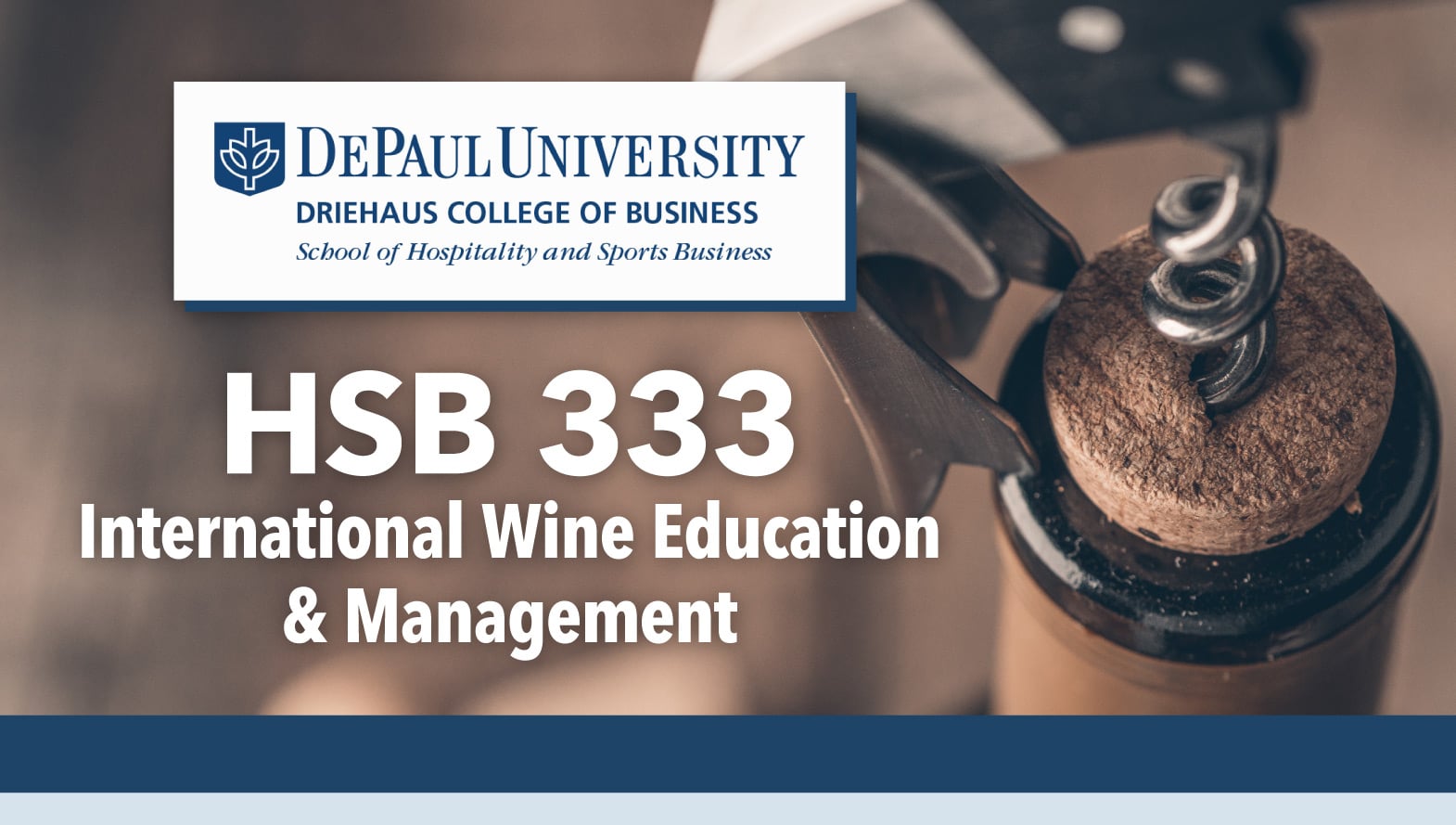 HSB 333 International Wine Education