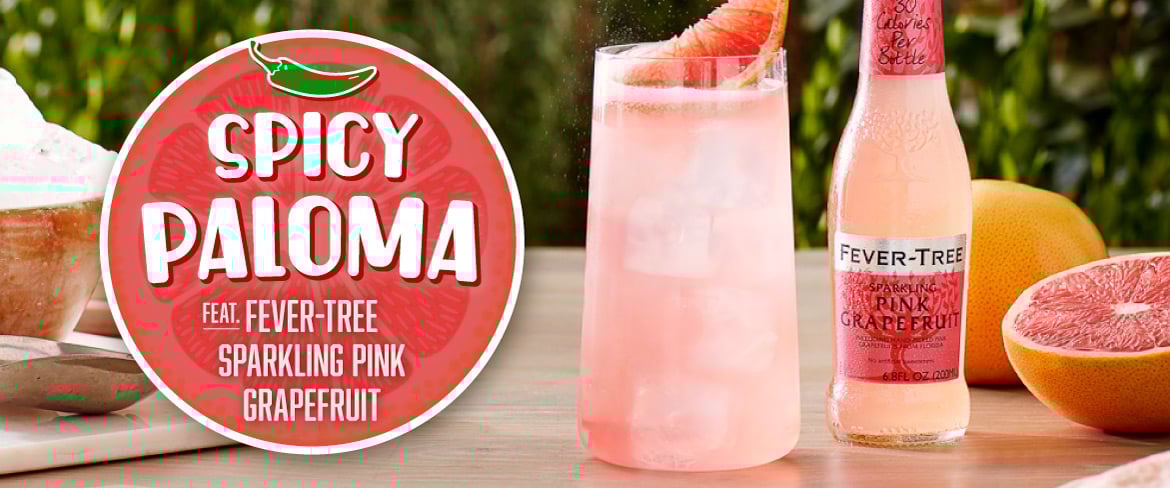Paloma featuring Fever Tree Sparkling Pink Grapefruit Cocktail