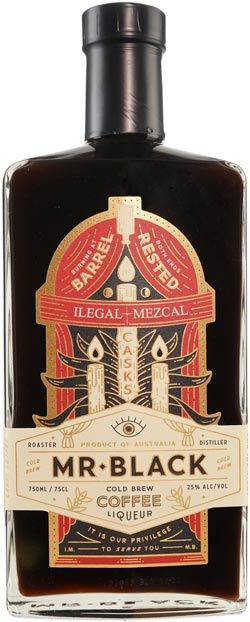 Mr. Black Cold Brew Coffee Liqueur Aged in ex Mezcal Barrel 2022 Limited Release
