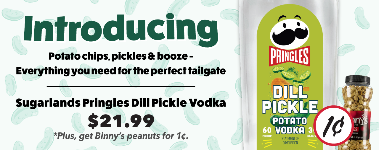 Sugarlands Pringles Dill Pickle Vodka