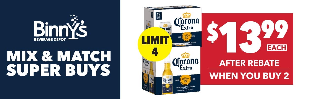 $13.99 Corona when you buy 2