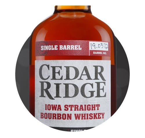 Cedar Ridge Straight Bourbon Single Barrel #19-0372 Binny's Handpicked