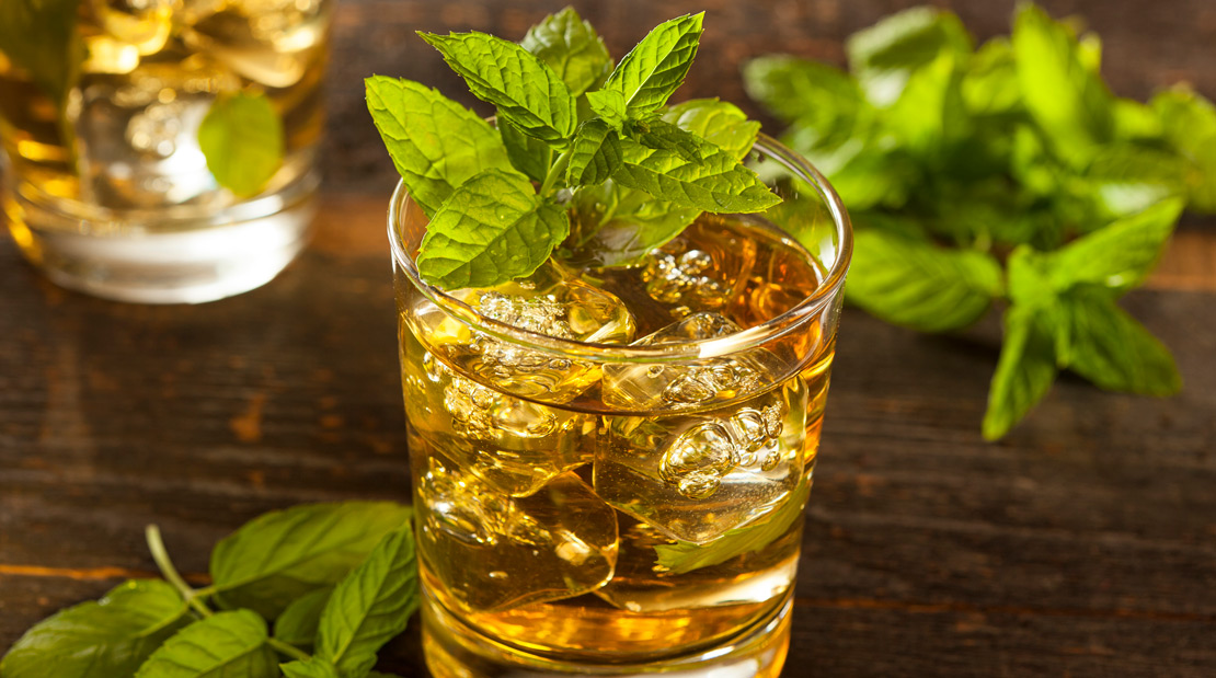 Brass Nail cocktail recipe - a St. Patrick’s Day riff on a Rusty Nail.