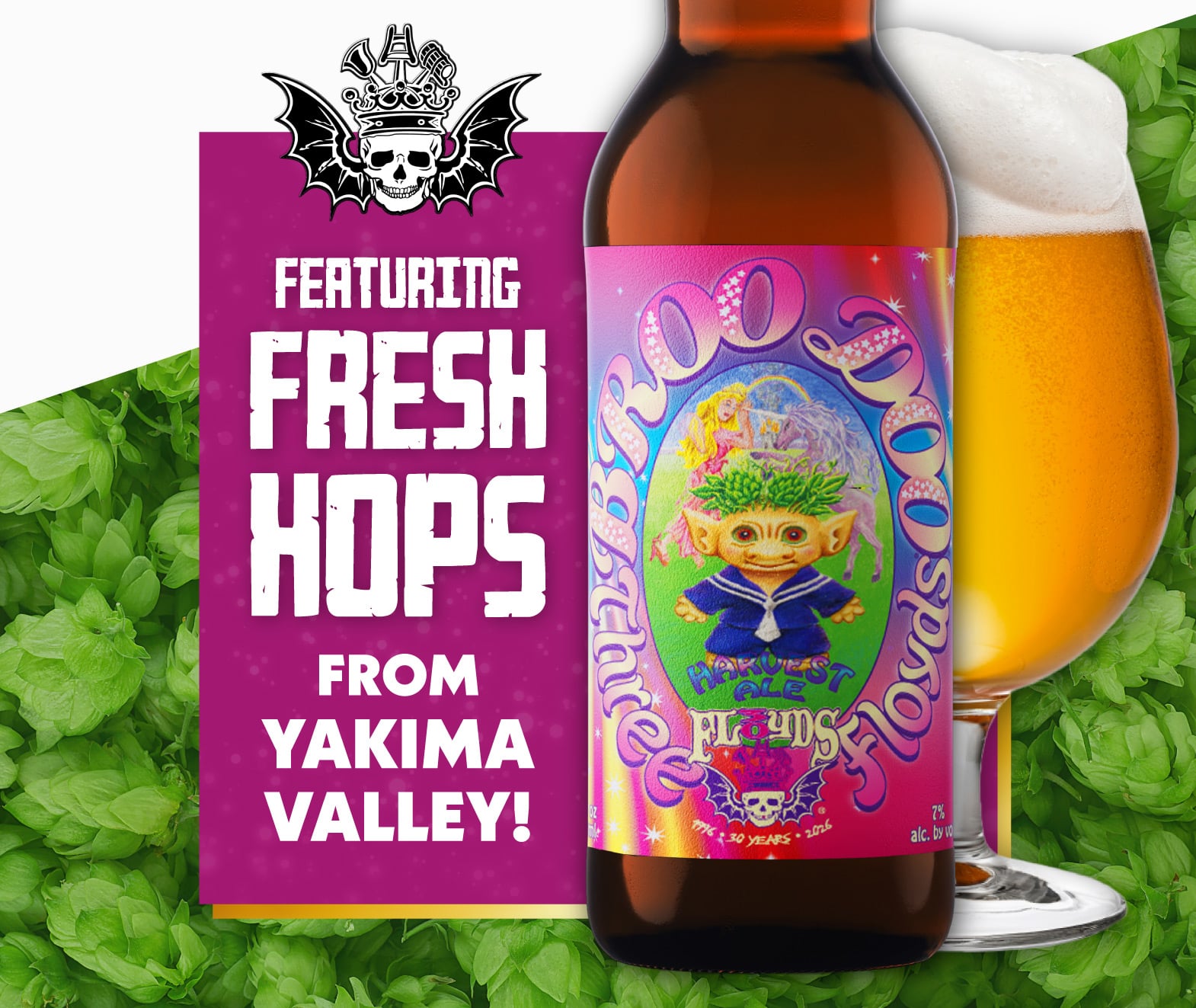 Featuring Fresh Hops From Yakima Valley!