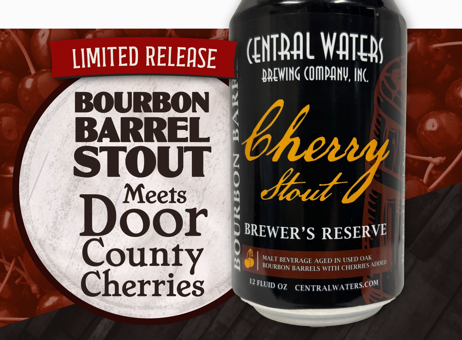 Bourbon Barrel Stout Meets Door County Cherries