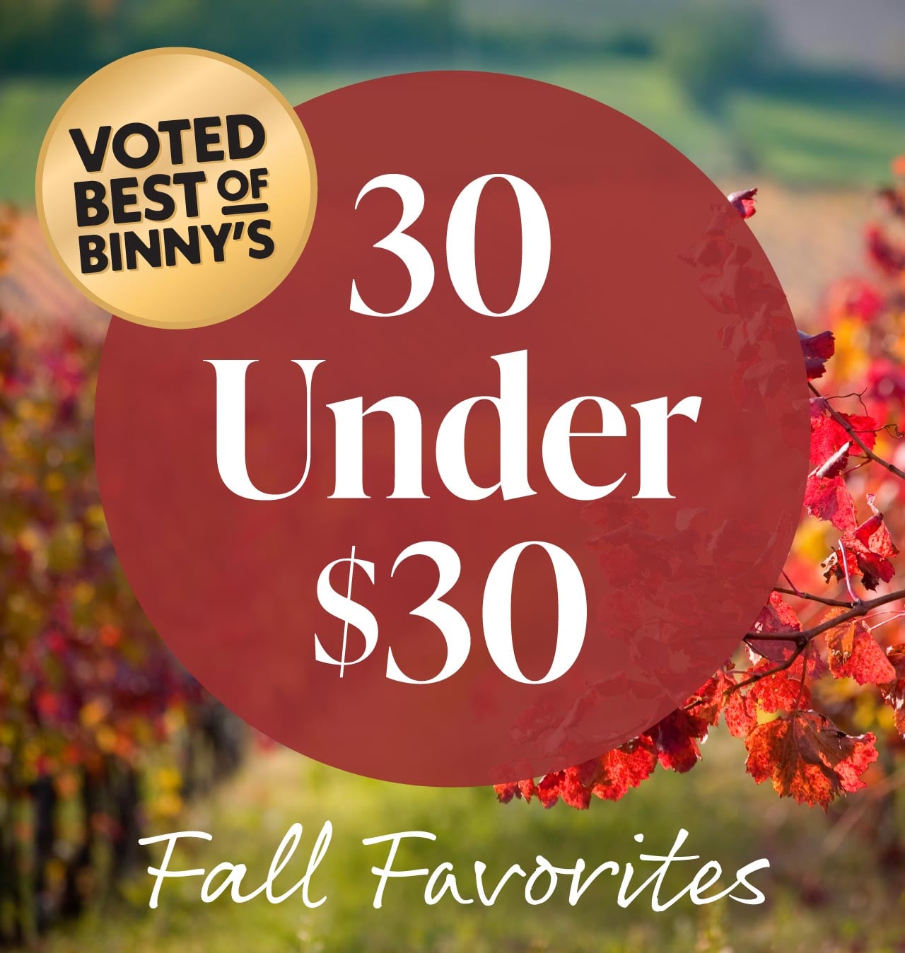 30 under $30 Fall Favorites