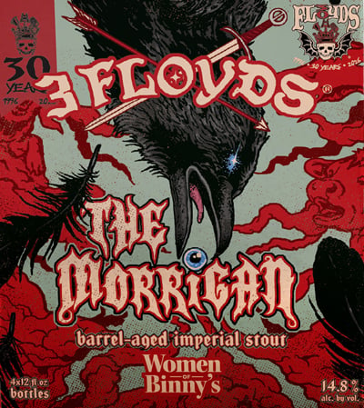 Three Floyds The Morrigan collaboration with Women of Binny's