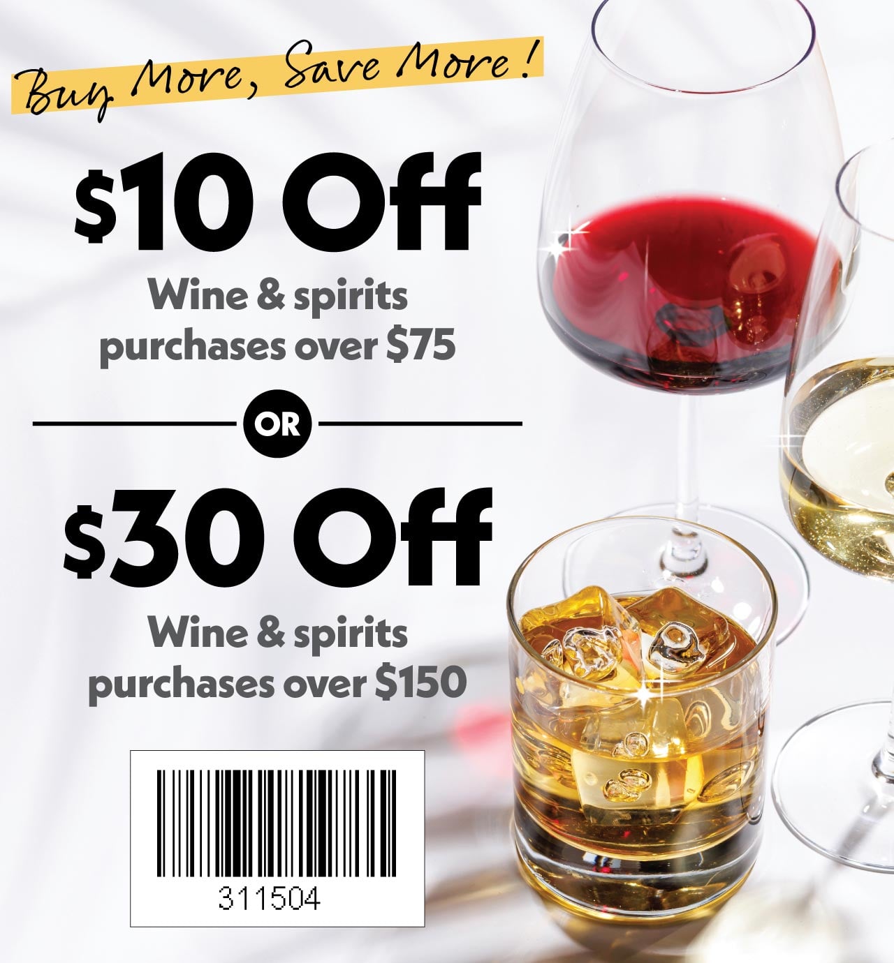 $10 off $75 or $30 off $150 Coupon