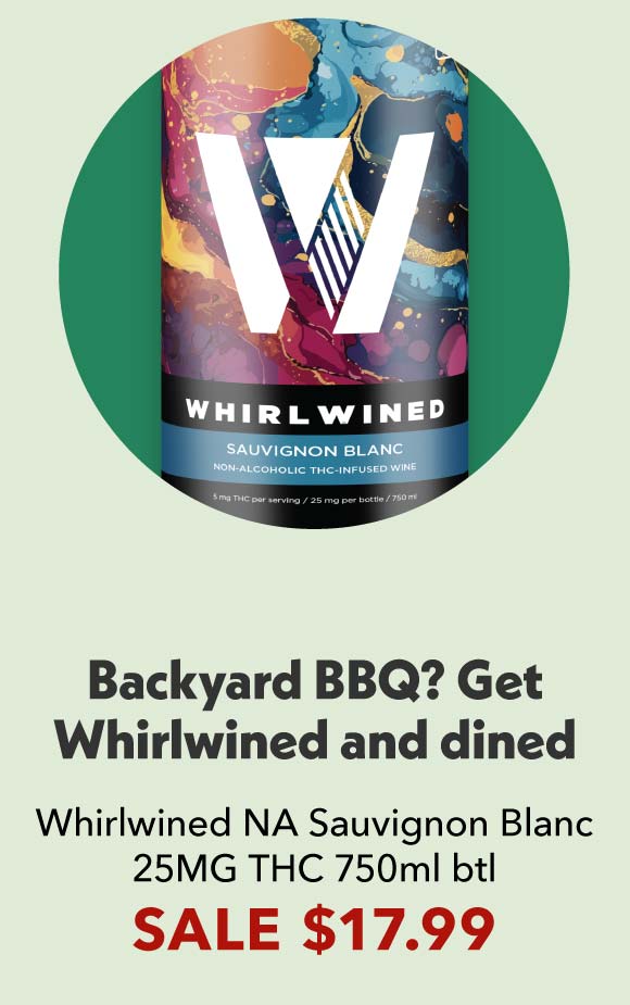 Whirlwined Non-Alcoholic Sauvignon Blanc 25MG THC