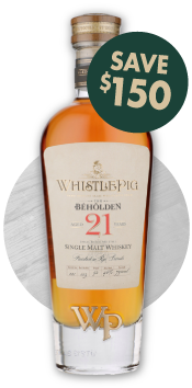 WhistlePig Beholden 21 year old North American Single Malt