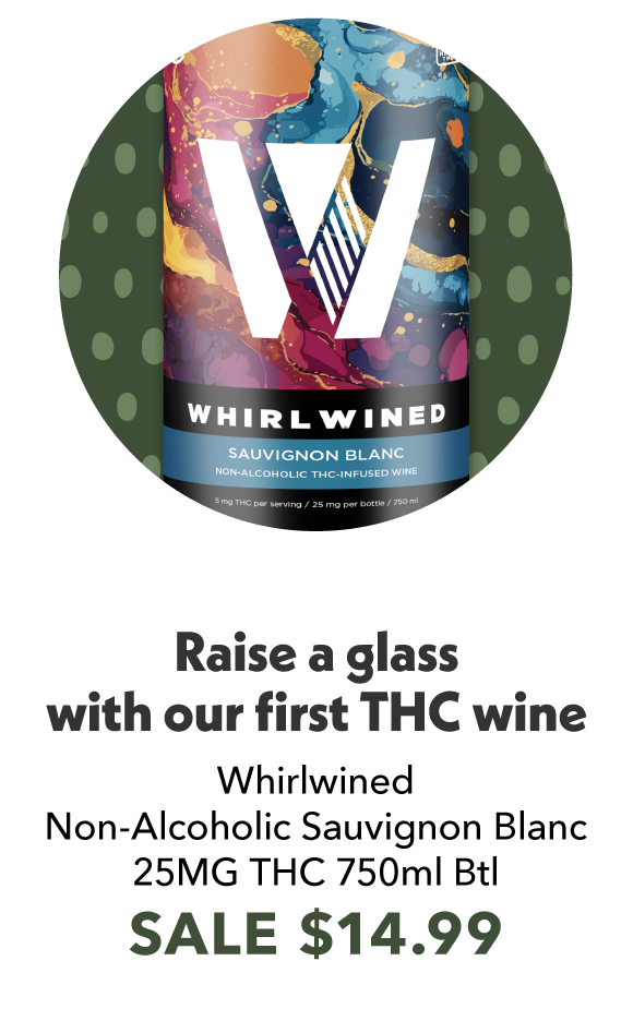 Whirlwined Non-Alcoholic Sauvignon Blanc 25MG THC