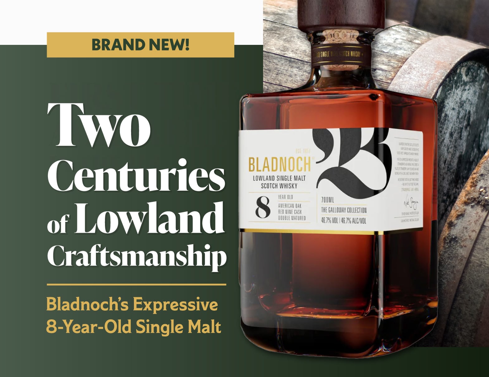 Brand New From Scotland&rsquo;s oldest lowland distillery 