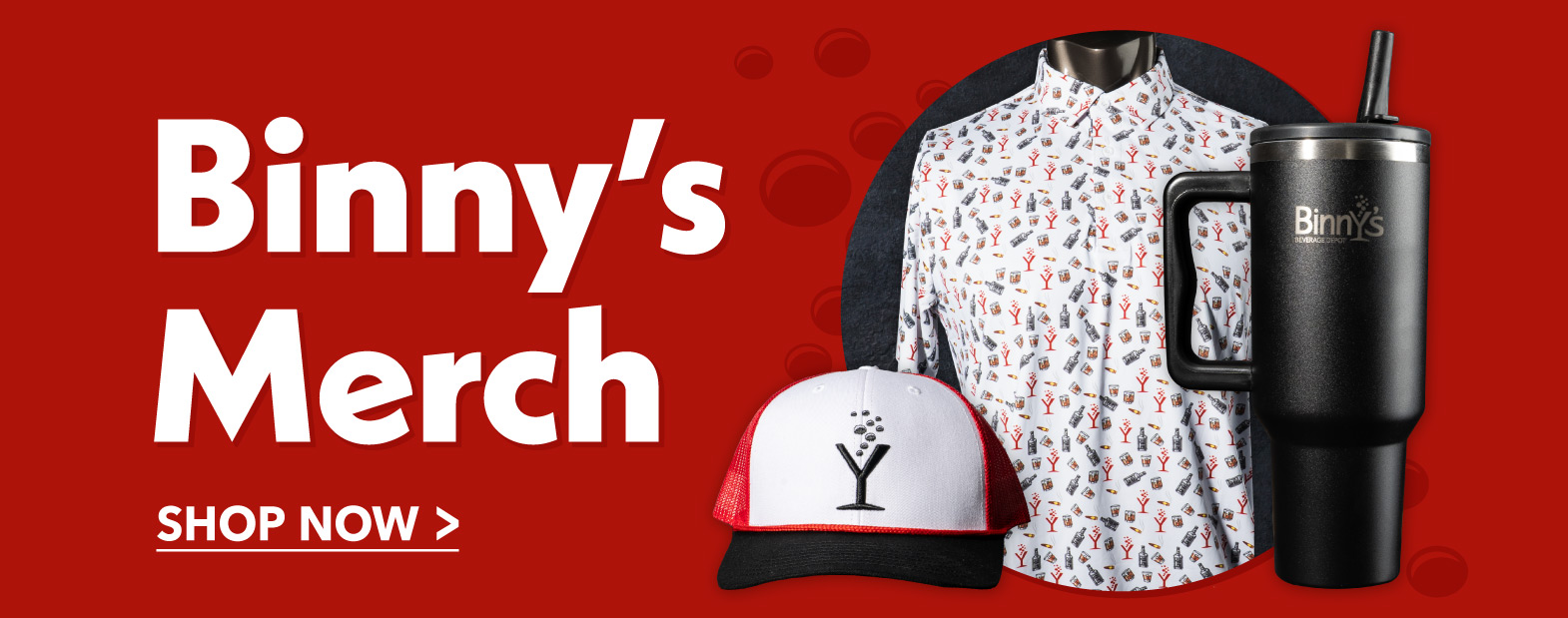 Binny's Logo 40z Tumbler Black | 40 oz