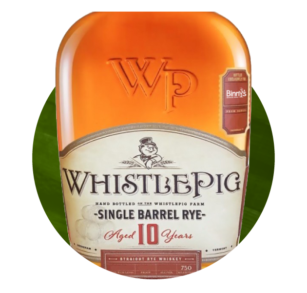 WhistlePig 10 year old Rye Single Barrel # 81717 Pernil Binny's Handpicked