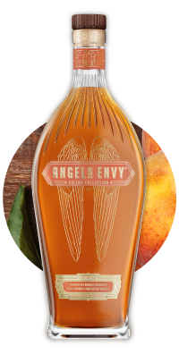 Angel's Envy Rye finished in peach brand