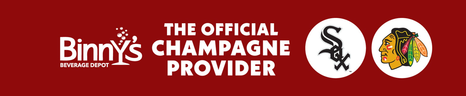 The Official Champagne Provider of the Chicago White Sox, the Chicago Cubs & the Chicago Blackhawks