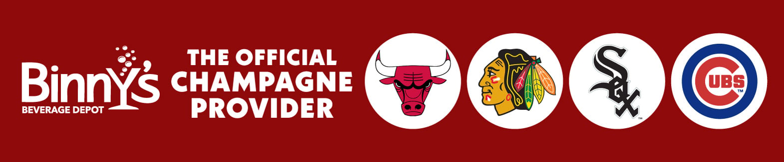 The Official Champagne Provider of the Chicago Bulls, Chicago White Sox, Chicago Cubs & the Chicago Blackhawks