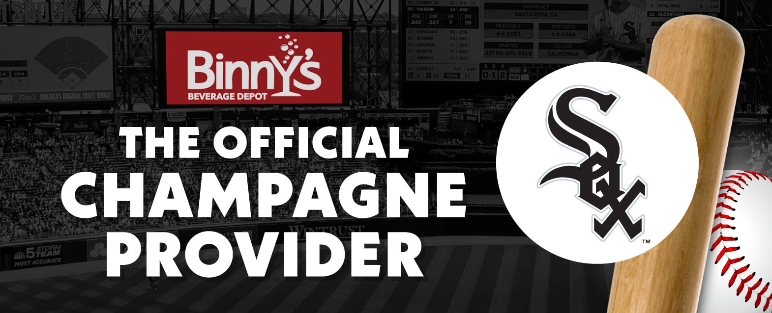 The Official Champagne Provider of the Chicago White Sox, the Chicago Cubs & the Chicago Blackhawks