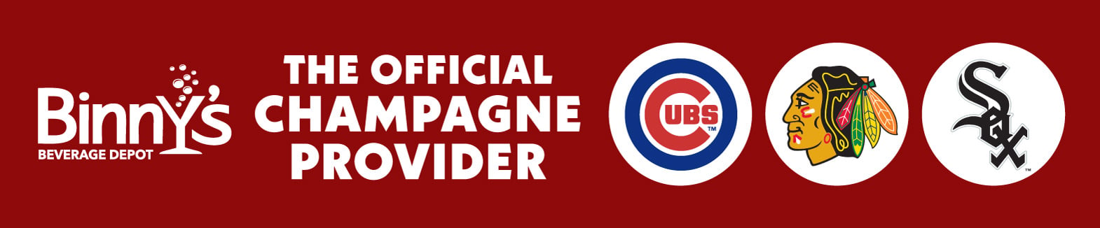 The Official Champagne Provider of the Chicago White Sox, the Chicago Cubs & the Chicago Blackhawks